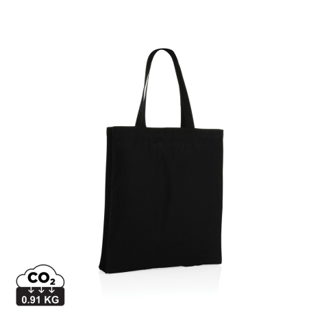 Tote bag soufflet coton recyclé publicitaire 145g Impact