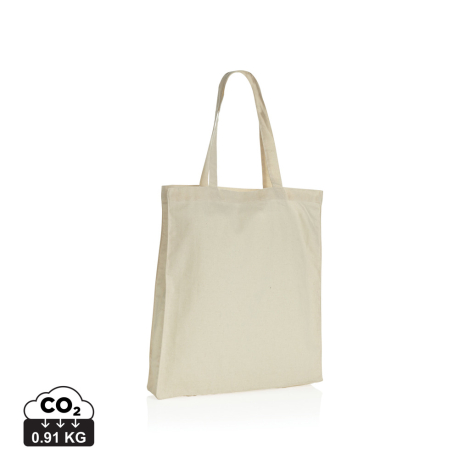 Tote bag soufflet coton recyclé publicitaire 145g Impact