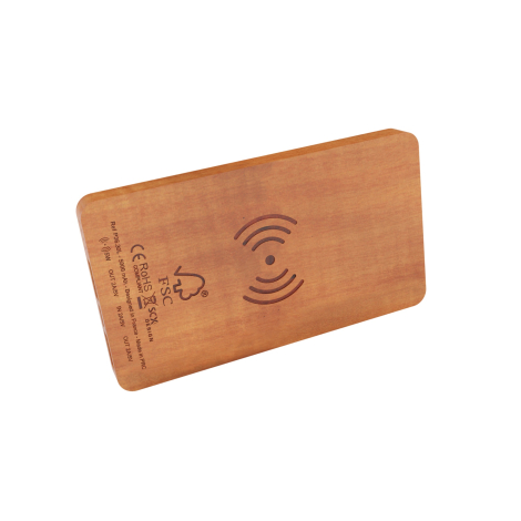 Batterie de secours personnalisable 5000 mAh - Wood