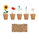 Kit plantation de fleurs publicitaire FLOWERS