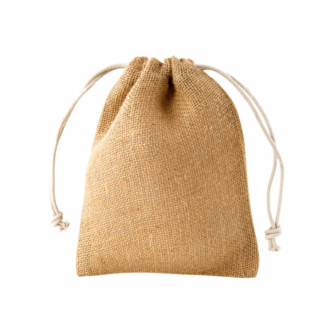 Sac publicitaire en jute à cordon 270g PACIFIC