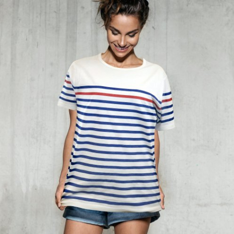 Marinière promotionnelle Femme coton bio - TIMO