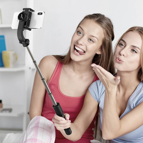 Perche selfie Bluetooth publicitaire anneau lumineux - KYORI/YUBIWA