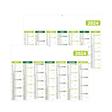 Calendriers Publicitaires Bancaires, Collection 2024