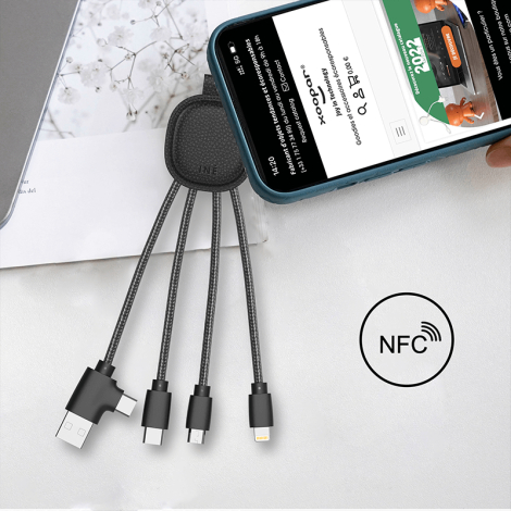 Câble de chargement personnalisable NFC - Iné Smart