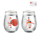 Set de 2 verres publicitaires NOEL