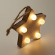 Étoile lumineuse en bois personnalisable LALIE