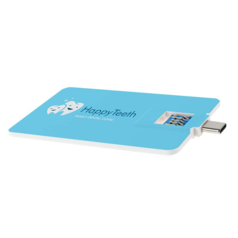 Clé USB 3.0 Type-C personnalisable Credit Card PREMIUM