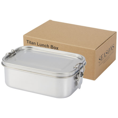 Boîte repas 750 ml personnalisable inox recyclé Titan 