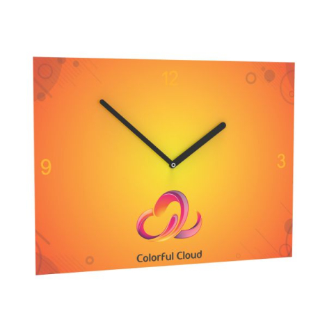 Horloge publicitaire rectangulaire 25x35 cm Horae