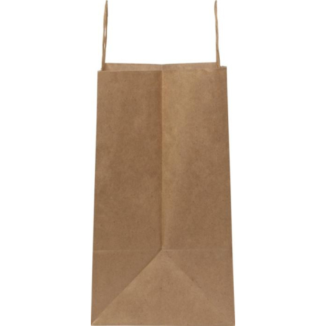 Sac Kraft promotionnel 34x35x20cm poignées torsadées - XL