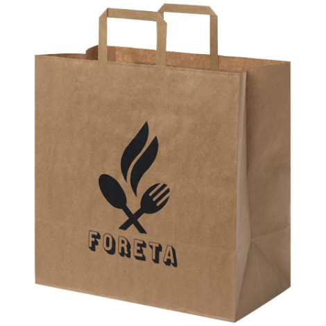 Sac promotionnel en papier Kraft 34x35x20cm - XL