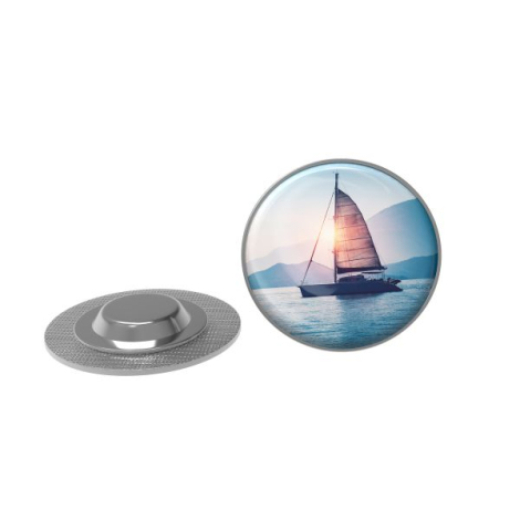 Pin's magnétique rond 22 mm à personnaliser