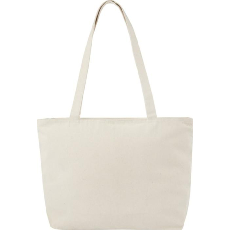 Sac cabas publicitaire 15L 320g zippé en coton Ningbo