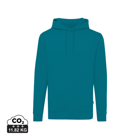 Sweat capuche unisexe publicitaire coton recyclé 340g Iqoniq Jasper