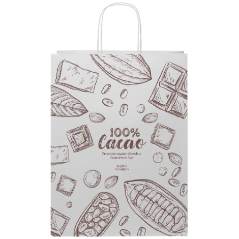 Sac en papier Kraft personnalisable XXL 31 x 41cm