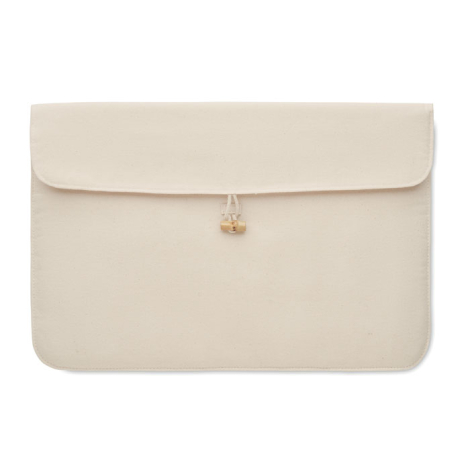 Pochette publicitaire pour ordinateur 15" en coton COTIN