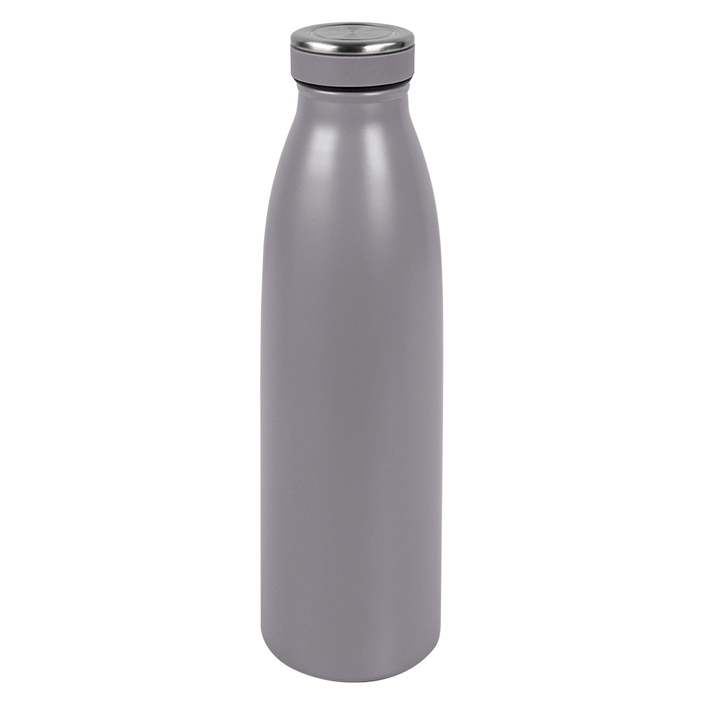 Bouteille promotionnelle double paroi 500ml LATTE Gris