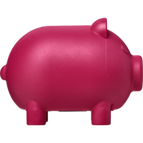 Tirelire publicitaire en plastique recyclé Oink