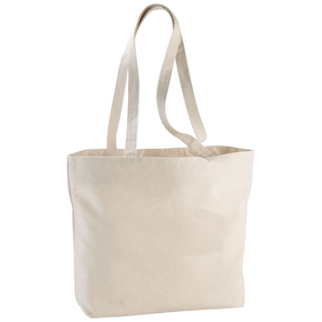 Sac cabas publicitaire 15L 320g zippé en coton Ningbo