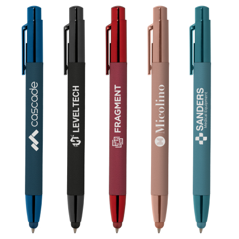 Stylo stylet personnalisé Micro Knurl