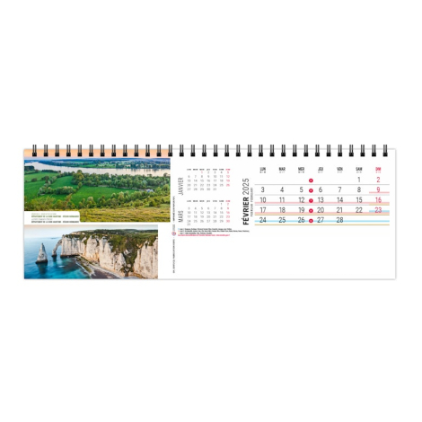 Calendrier chevalet publicitaire - France Panoramique