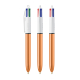 Stylo bille 4 couleurs publicitaire BIC® Shine