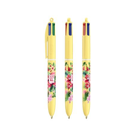 Stylo publicitaire BIC® 4 Couleurs® Pastel