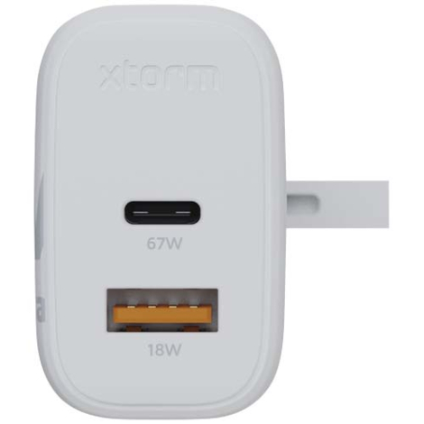 Chargeur publicitaire prise britannique XEC067G GaN² Ultra Xtorm