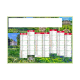 Calendrier bancaire personnalisable - Jardin