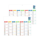 Calendrier scolaire promotionnel - Arlequin