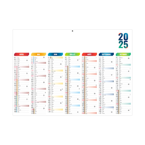 Calendrier scolaire promotionnel - Arlequin