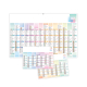 Calendrier scolaire maxi personnalisable - Pastel