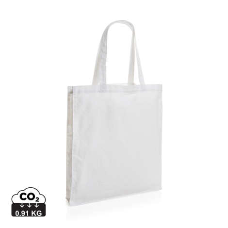 Tote bag soufflet coton recyclé publicitaire 145g Impact