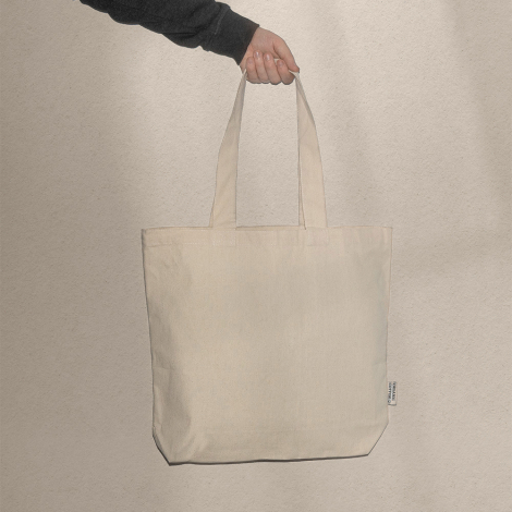 Sac coton 280g poche intérieure à personnaliser LAKE