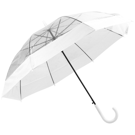 Parapluie automatique transparent publicitaire MIST