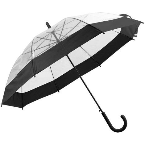 Parapluie automatique transparent publicitaire MIST