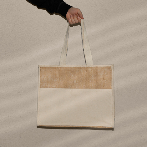 Sac isotherme personnalisable en jute MALIBU 29