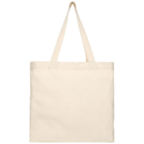 Tote bag recyclé publicitaire avec soufflet 210g - Pheebs