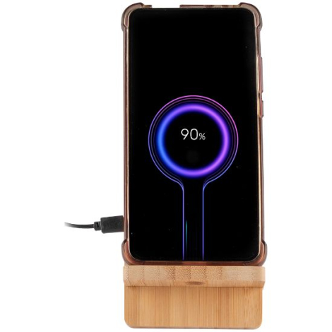 Support chargeur en bambou personnalisé KONGUR