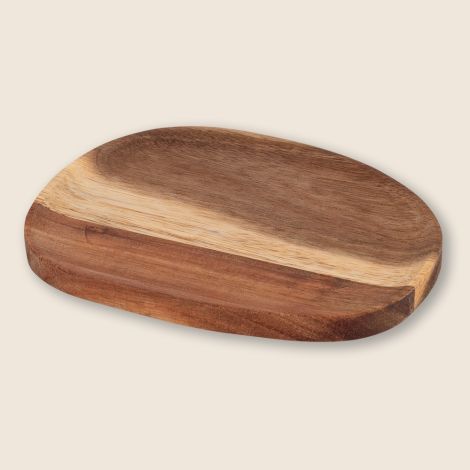 Plateau en bois d'acacia personnalisable IZARO