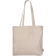 Sac shopping personnalisé coton recyclé 280g et poche LAKE