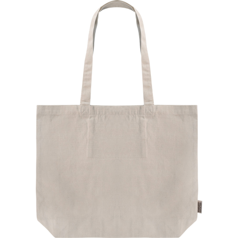 Sac shopping personnalisé coton recyclé 280g et poche LAKE