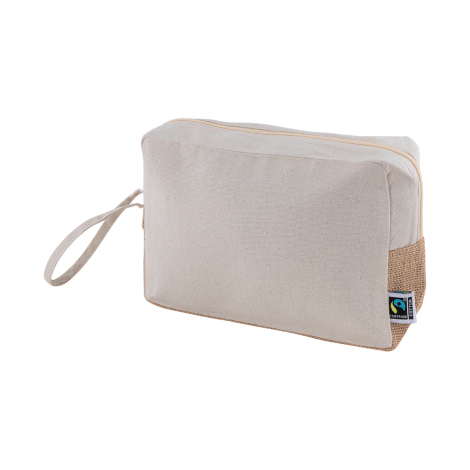 Trousse de toilette publicitaire coton et jute PALAWAN