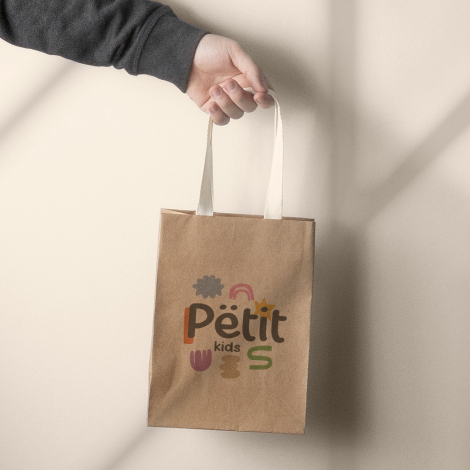 Sac cadeau kraft à personnaliser LITT