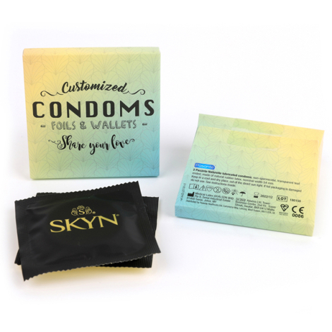 Kit de 3 préservatifs personnalisable