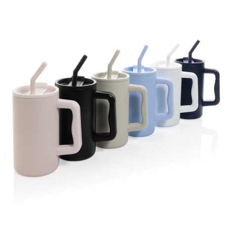 Mug publicitaire 800ml inox recyclé Cube