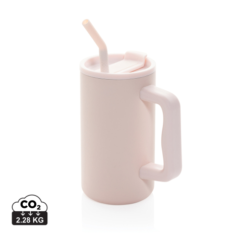 Mug publicitaire 800ml inox recyclé Cube