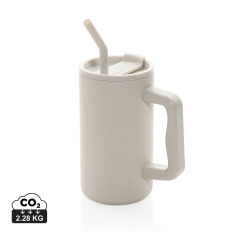 Mug publicitaire 800ml inox recyclé Cube