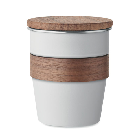 Gobelet promotionnel inox recyclé 350ml Walnut